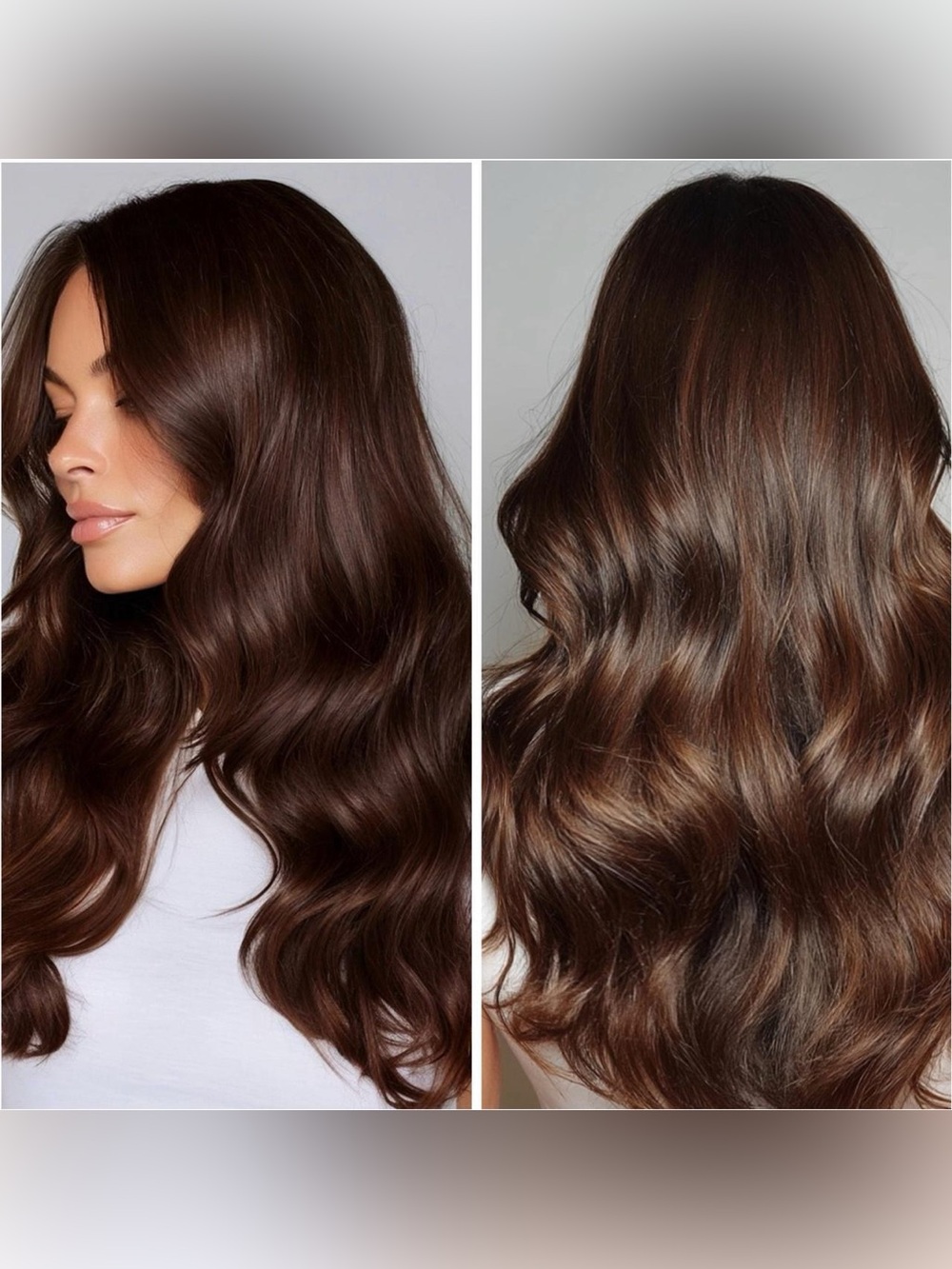 Bellami chocolate brown hair extensions